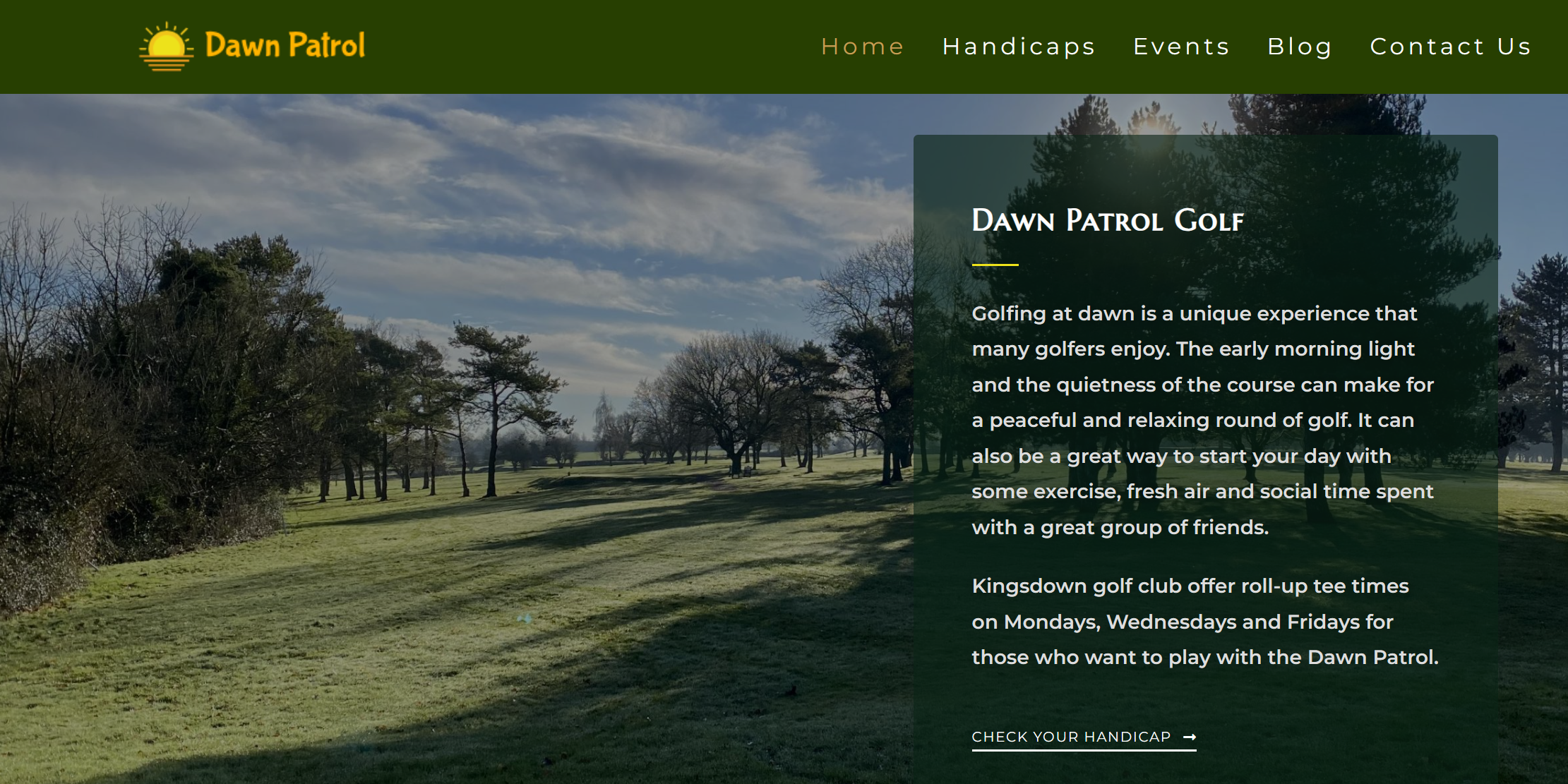 You are currently viewing Dawn Patrol Golf – Live