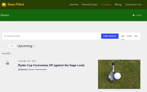 Read more about the article Events Added to Main Menu